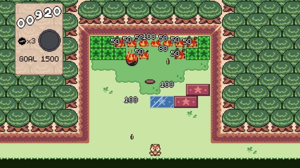 Chico, a spirited chipmunk, gameplay of the Chico's Rebound
