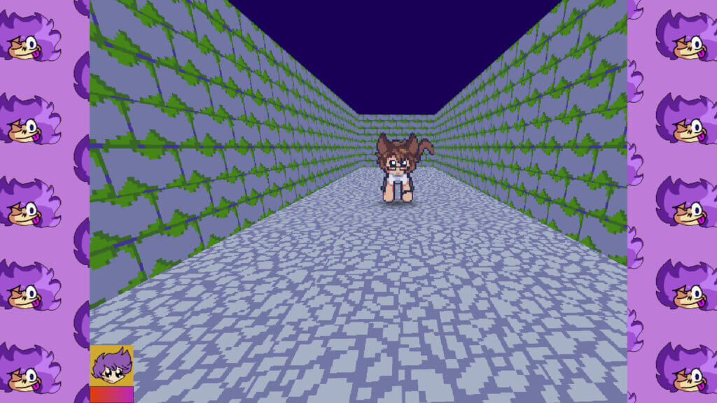Cute Fames' point of view in Cute Fames Adventure.