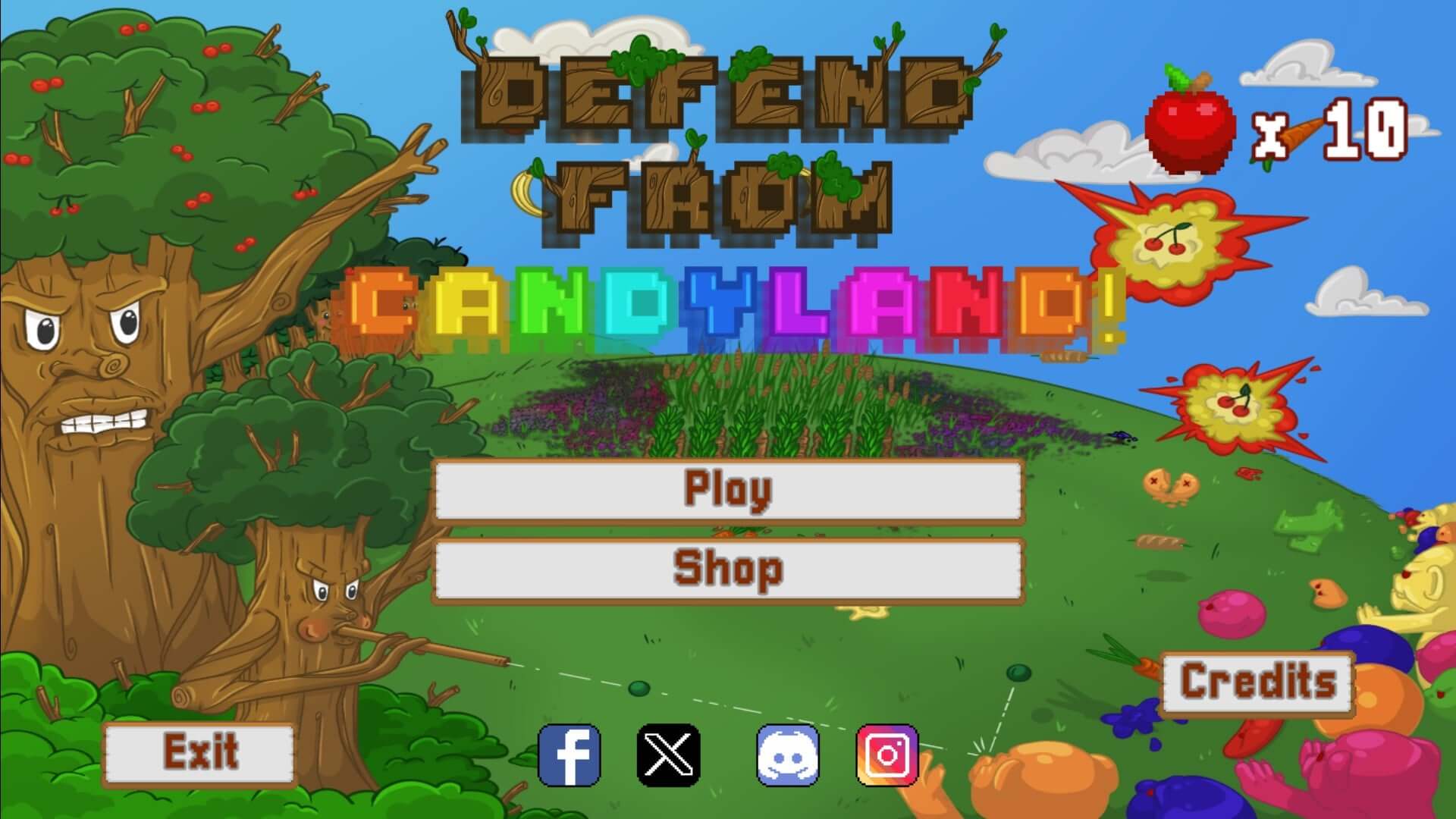 Defend from Candyland!: A Delectable Tower Defense Adventure key art
