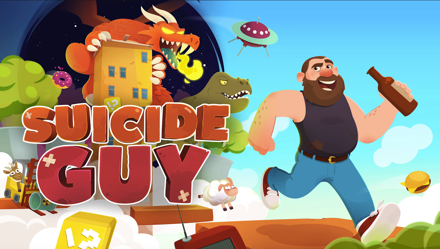 Suicide Guy: Escape the Weird Dreams key art