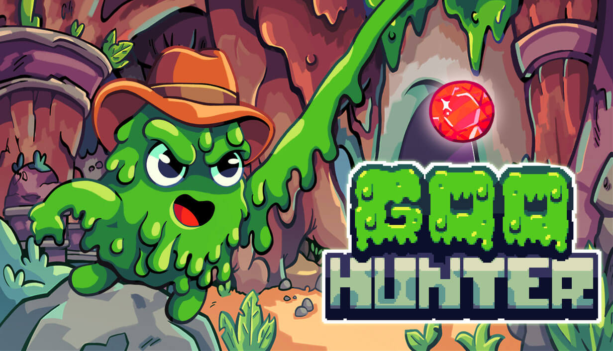 Goo Hunter: Stick, Swing, and Slime Your Way to Treasure key art
