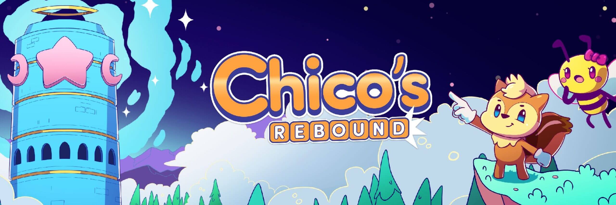 Chico's Rebound: A Chipmunk, a Bee, and a Whole Lot of -Blocks! key art