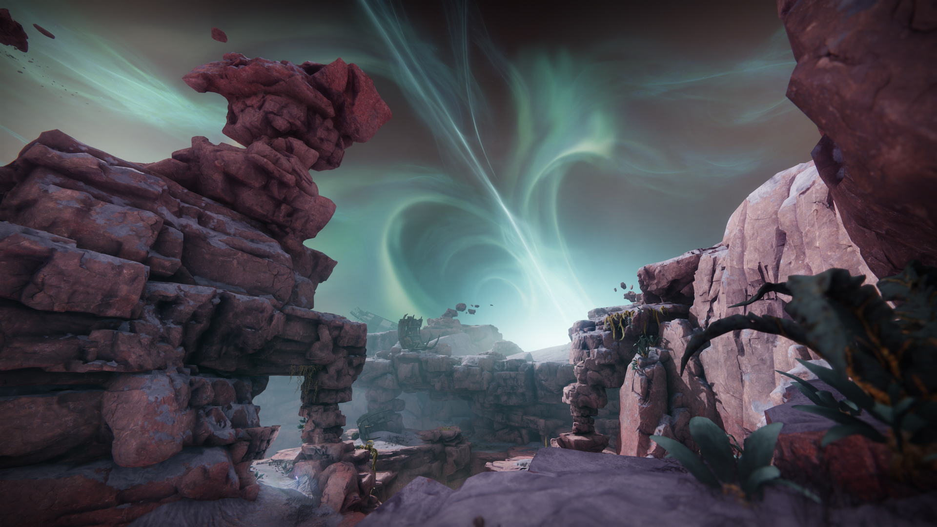 Guardians entering the Conductor's Requiem raid arena.