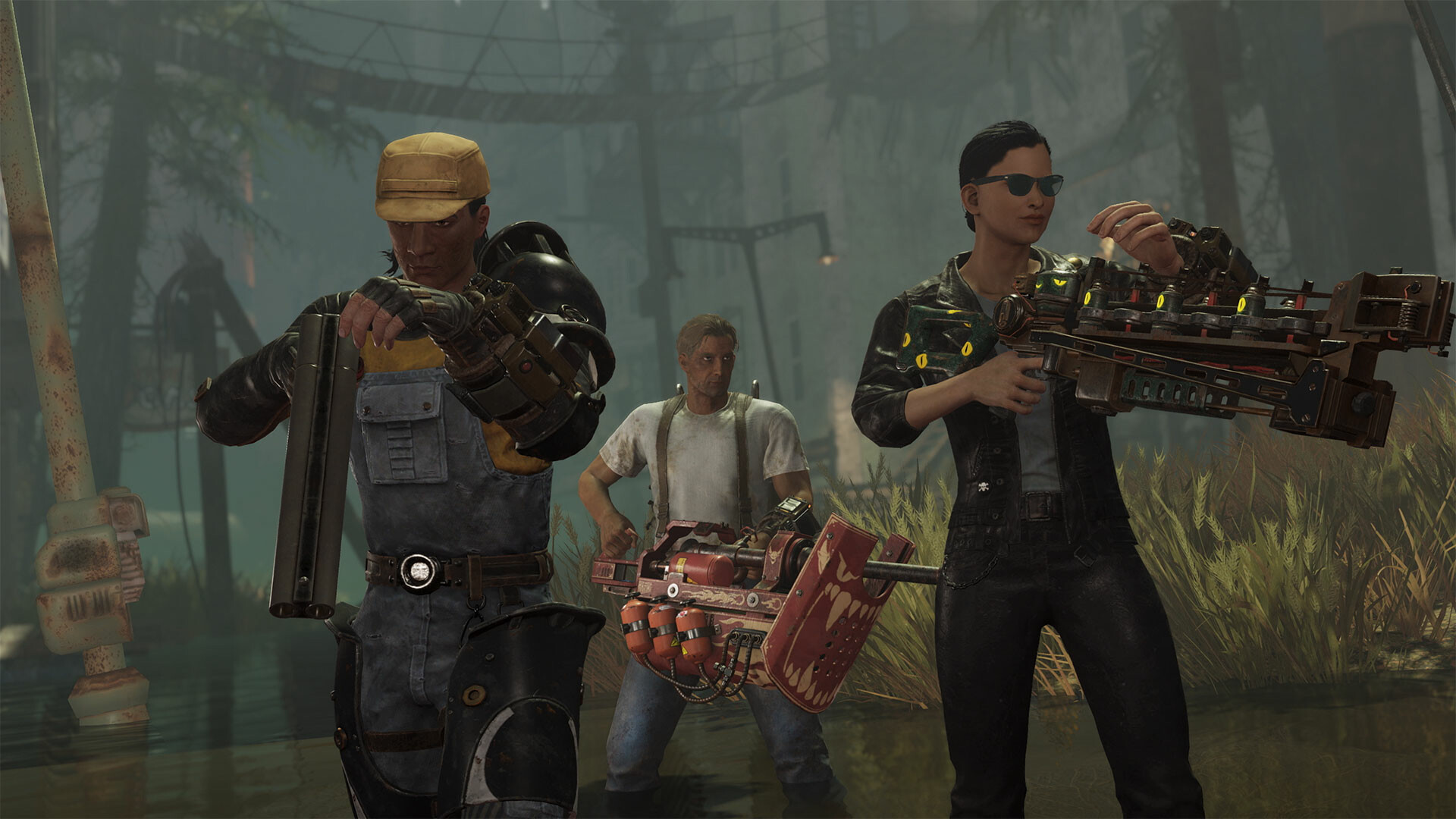 Group of players celebrating at a Fallout 76 event.