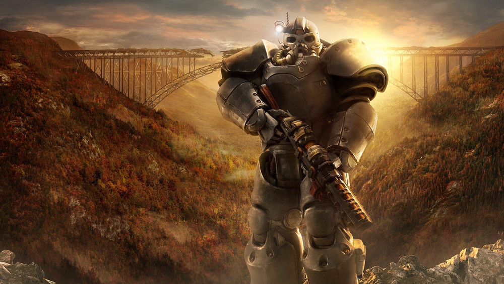 Power armor customization in Fallout 76.