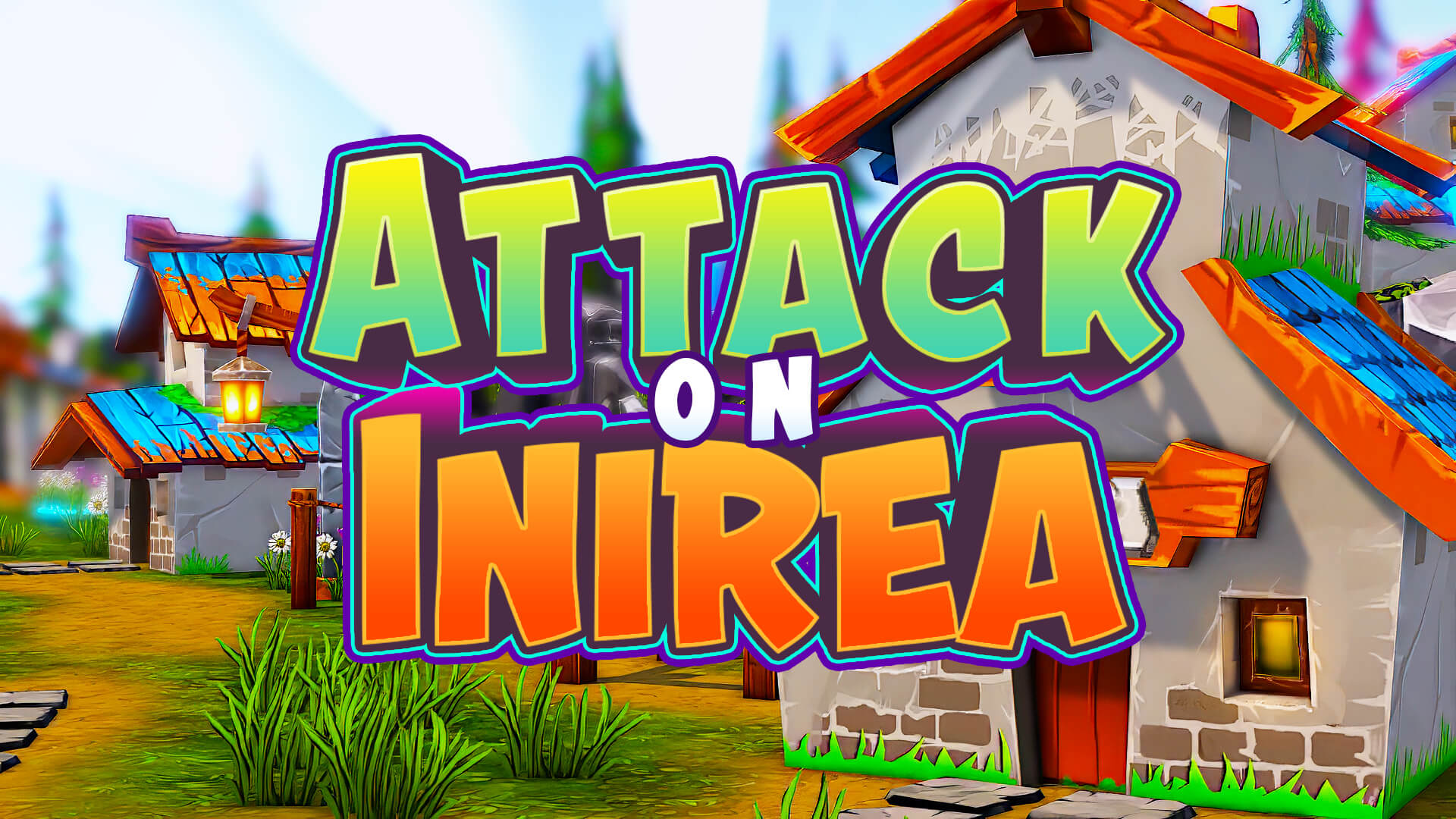 Attack on Inirea: Retro Arcade Chaos Meets Tactical Tower Defense key art