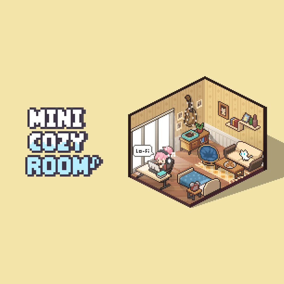 Mini Cozy Room: Lo-Fi Review  -Your Desktop Sanctuary Awaits key art