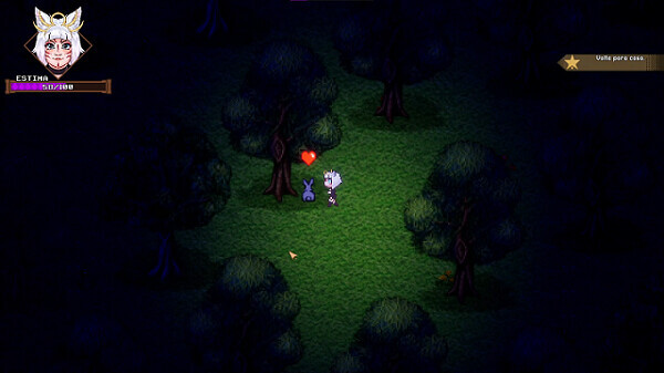 A screenshot from the heart melting Esteem - The Little Wolf Saga in the gaming universe where emotions are your strength.