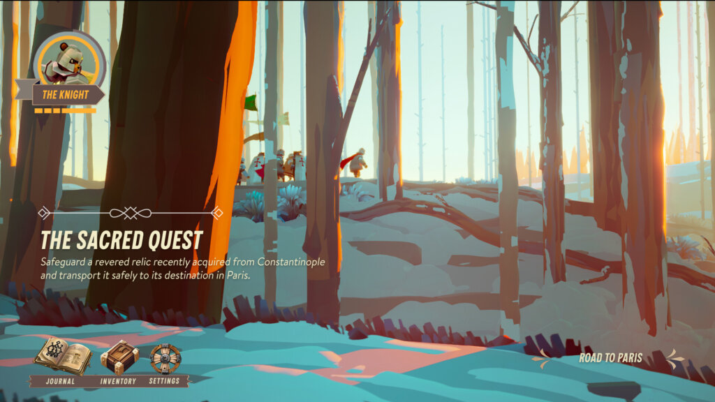 Bogdan's Cross has hand-crafted characters and environments which are rich in texture.