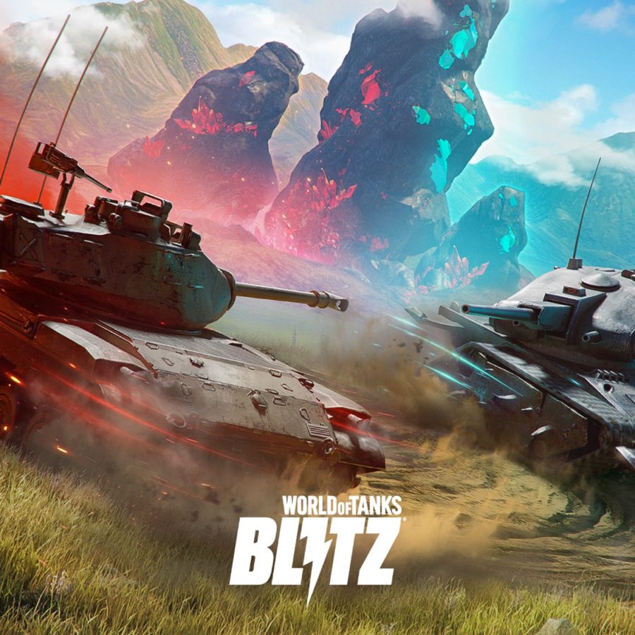 Clan war briefing with tanks and commanders.